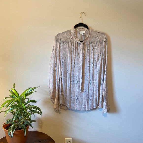 Neck-tie Blouse - Picture 1 of 5